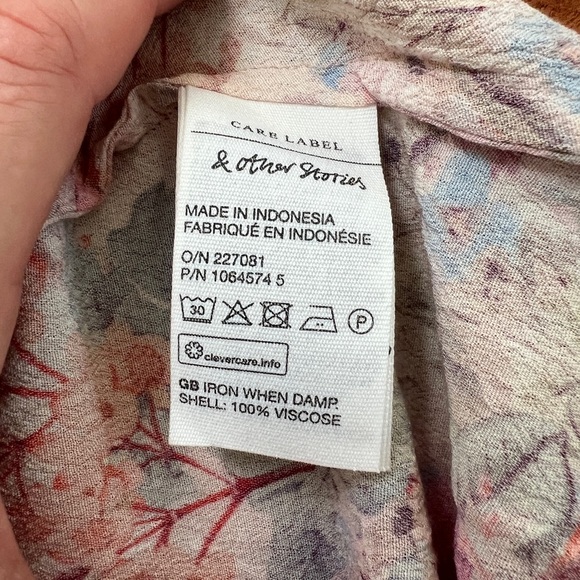 & Other Stories Floral Dress dress size 8 - Picture 7 of 8